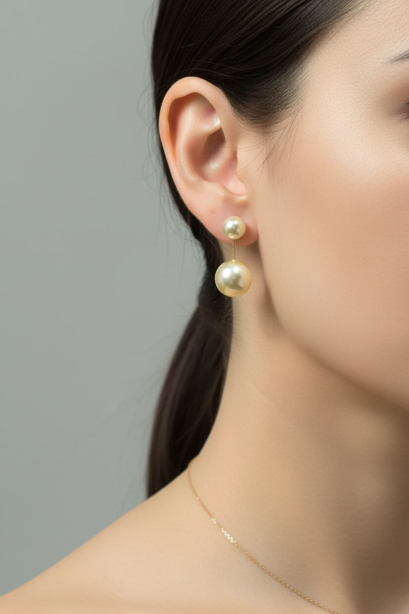 Aros dos perlas.