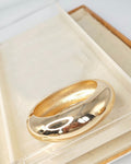 BRAZALETE CON BISAGRA, METALICO, REDONDEADO - MODELO "FRAN"