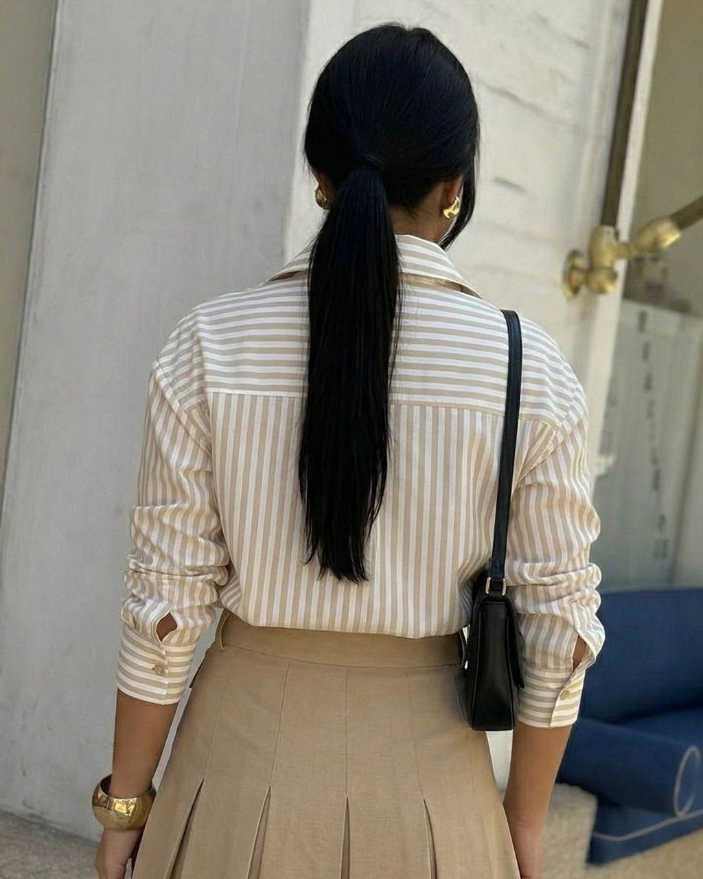 BLUSA 100% ALGODÓN LISTADA