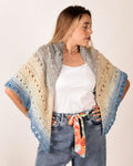 CHAL TEJIDO A CROCHET - MODELO "MAR"