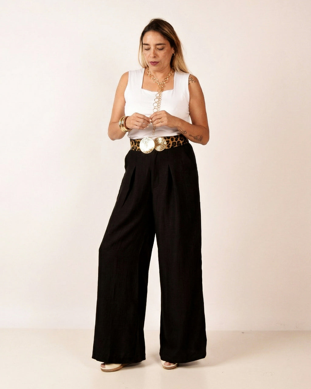 PANTALON ANCHO PALAZZO