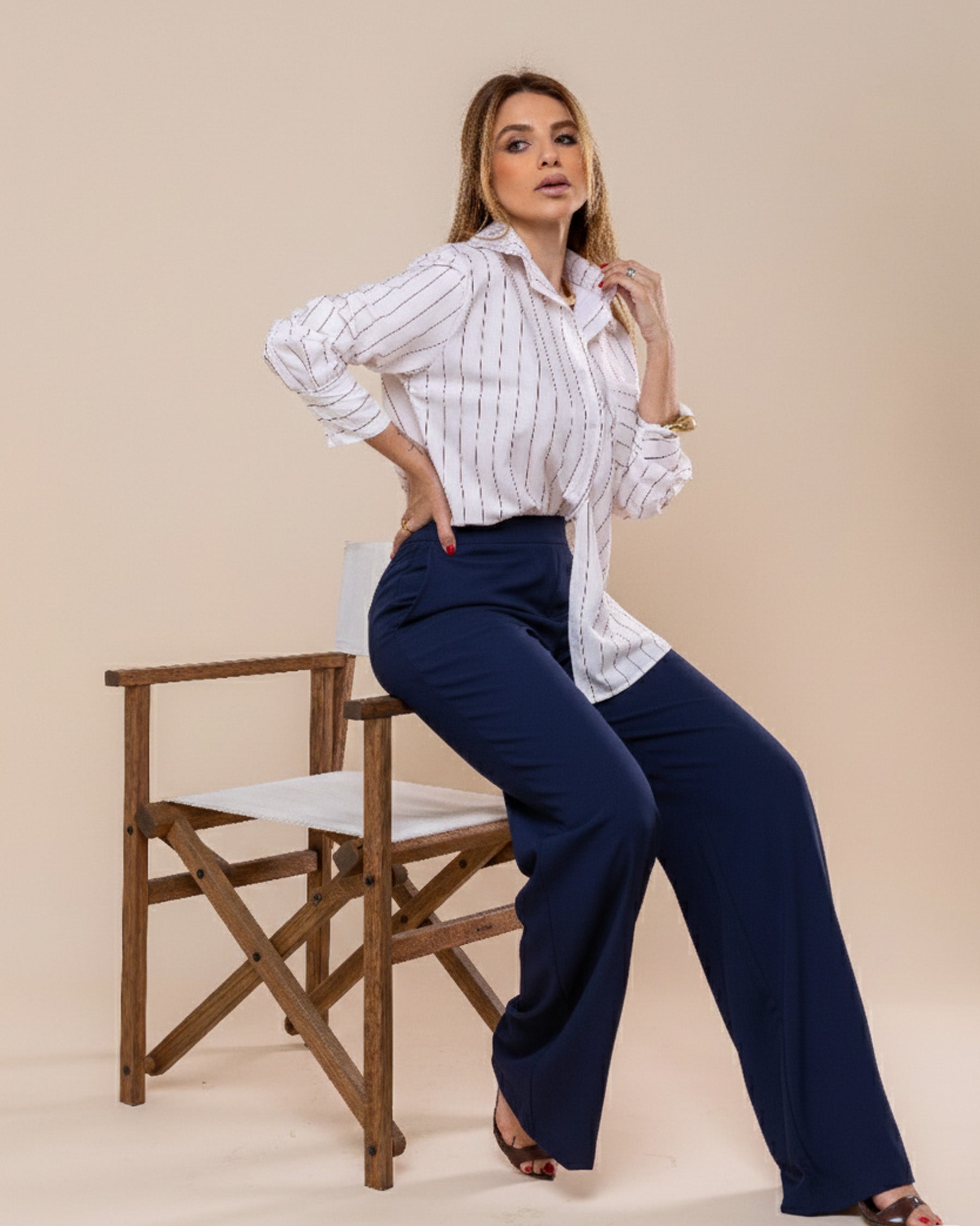 PANTALON PALAZZO TELA CREPÉ CON FORRO