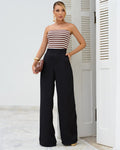 PANTALON PALAZZO TELA CREPÉ CON FORRO