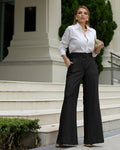 PANTALÓN PALAZZO CON CINTURÓN