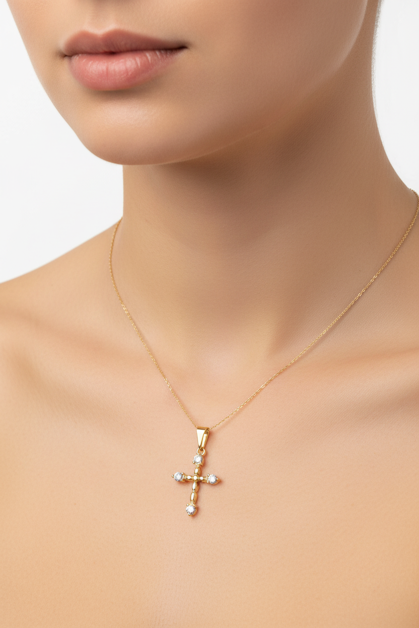 Dije ,cruz strass