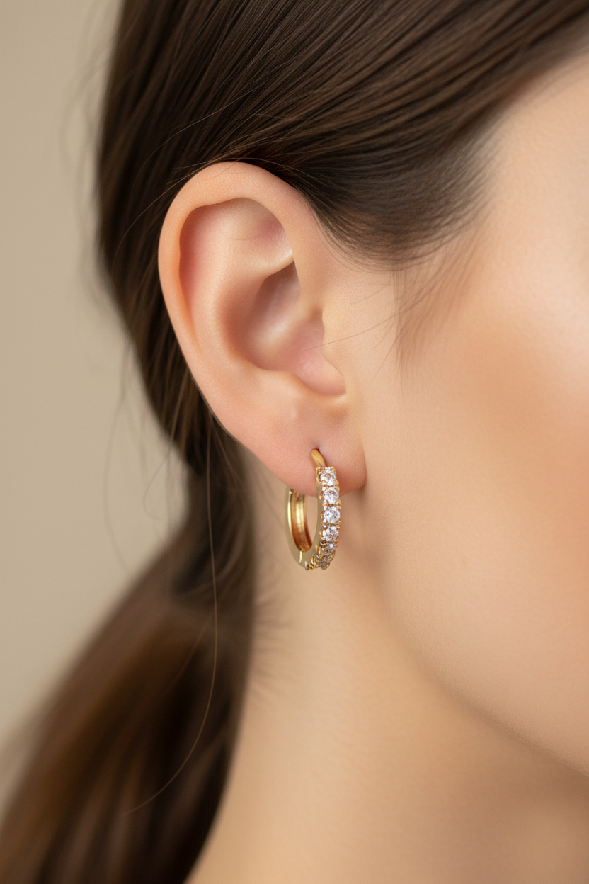 Argollas strass