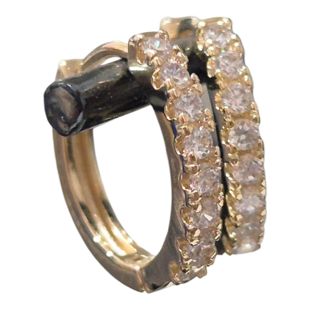 Argollas strass