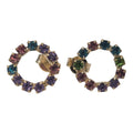Aros circon multicolor