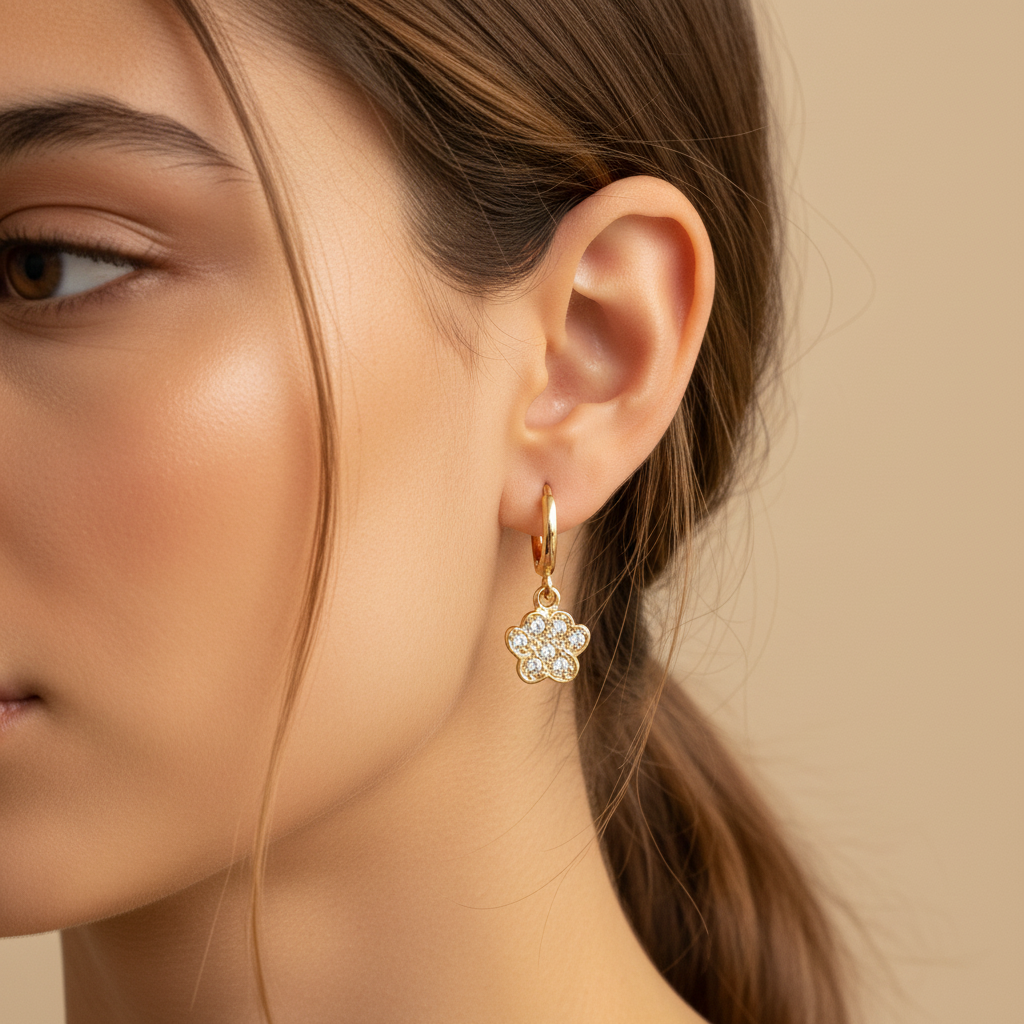 Aros huella strass